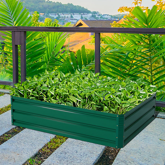 Bac A Plantes En Acier Costway 101,6cm X 81,3cm