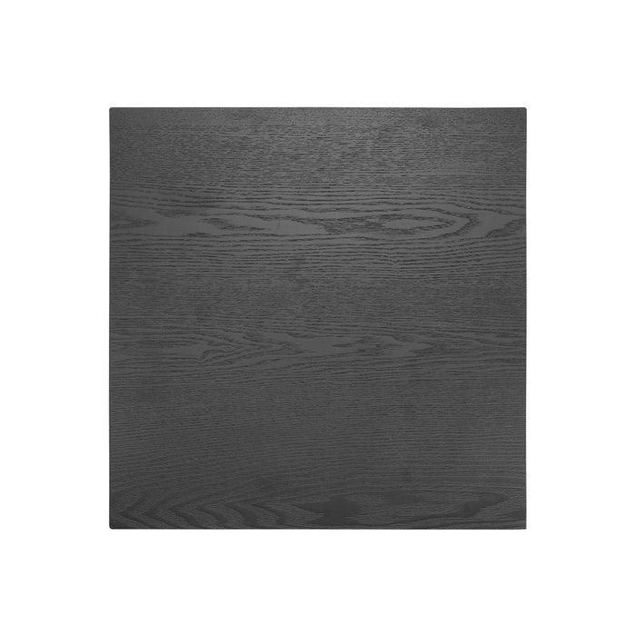 Grace Table d'Appoint Rustique, Noir