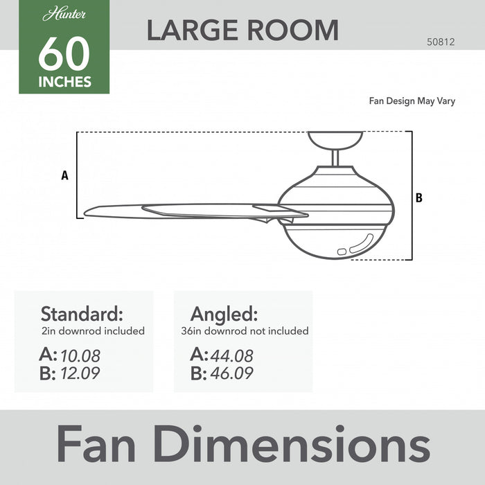 Ventilateur de plafond Presto - Gris