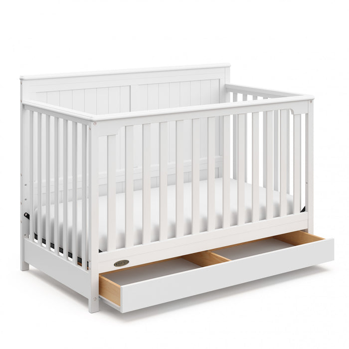 Graco Hadley Lit de bebe convertible 5-en-1 avec tiroir - Blanc