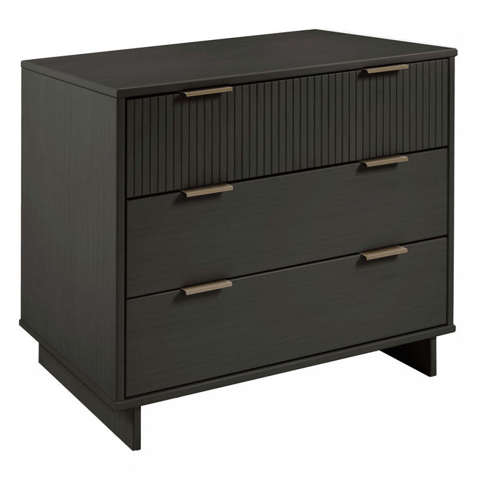 Ensemble de commode 2 pieces Granville Modern en gris charbon