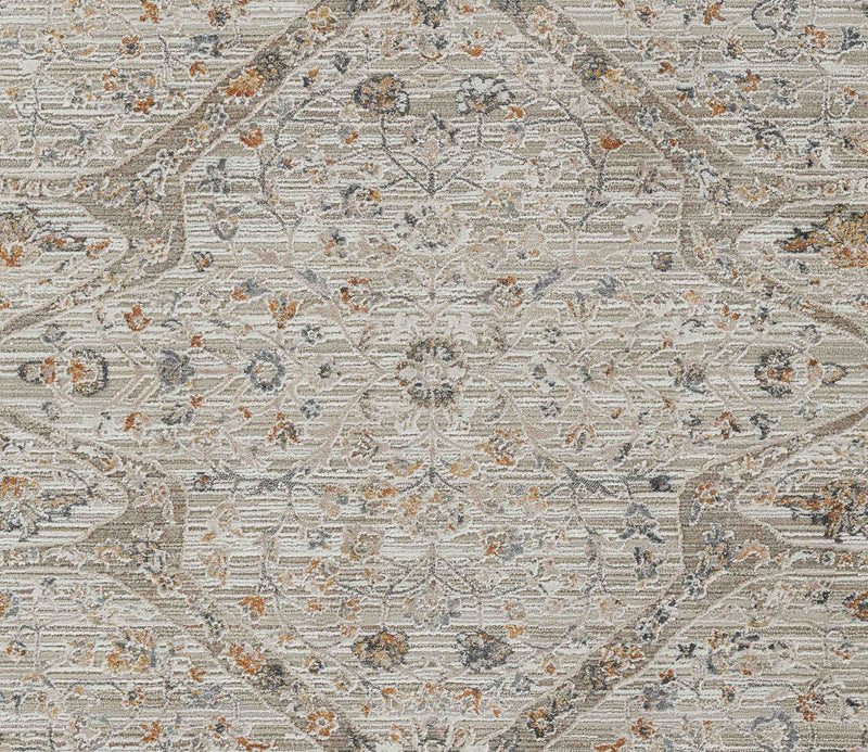 Tapis Traditionnel Margaux 5'3\" x 7'7\" en Ivoire