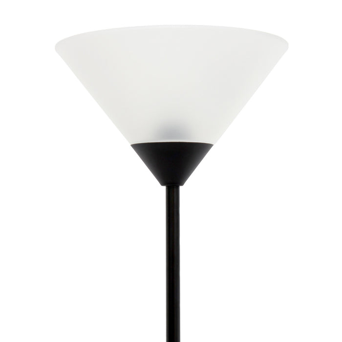 Klara Lampadaire torchiere a 1 lumiere, Onyx, 70 po H