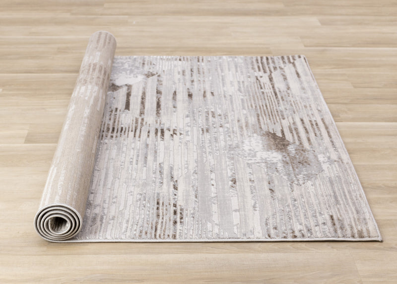 Carpette London à motif géométrique pour l’intérieur - 5 pi 3 po x 7 pi 7 po