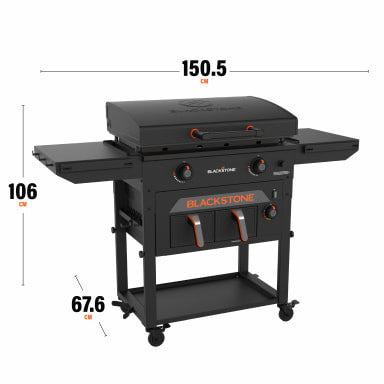 Combo poele a griller et friteuse a air Blackstone 28\" - 2483CA