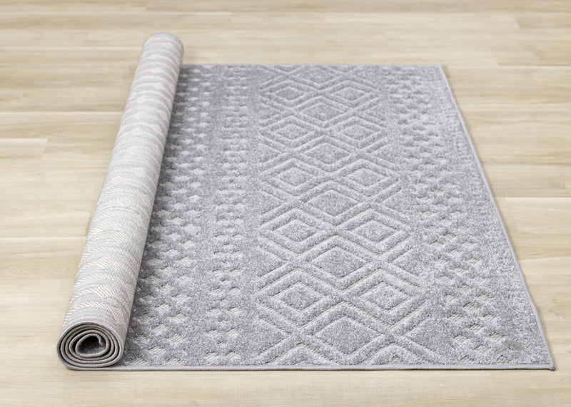 Carpette Oslo texturée moderne - 5 pi 3 po x 7 pi 7 po