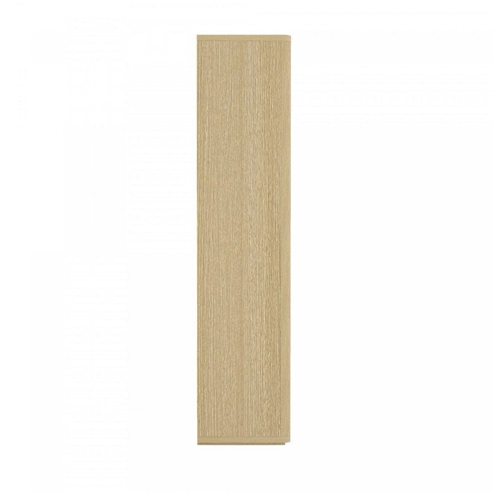 Armoire bibliotheque moderne Rivington 38\" en chene naturel - Ensemble de 3