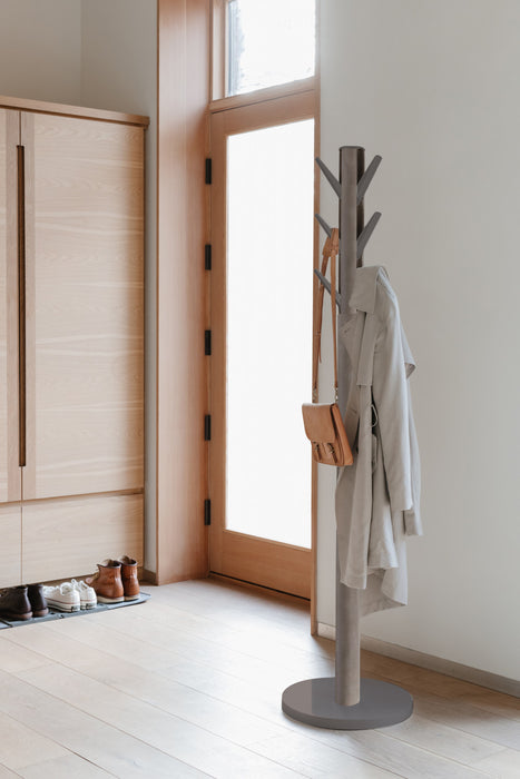 Portemanteau moderne Flapper de Umbra en bois - gris