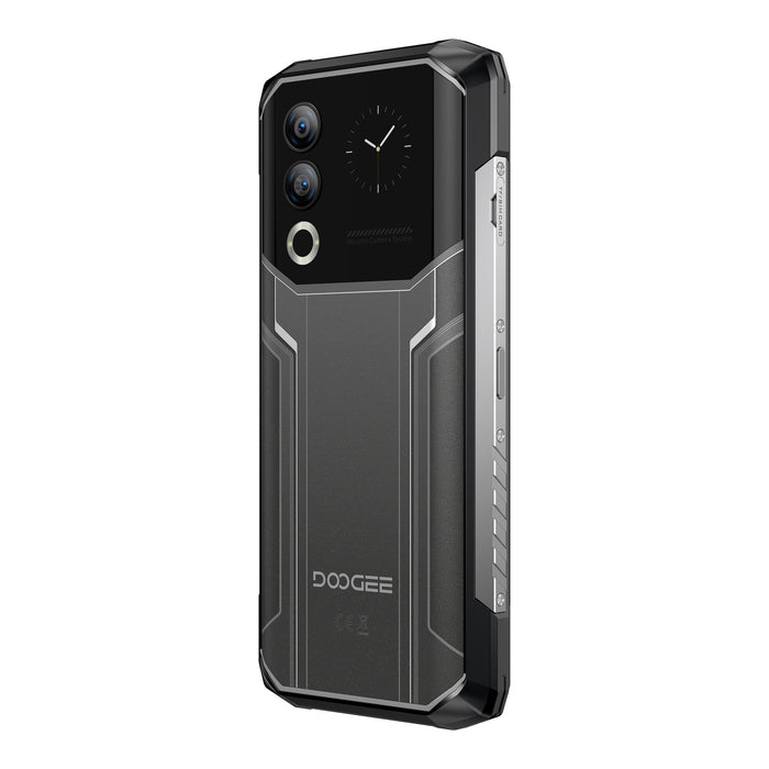 Doogee Blade20 Ultra 5g Telephone Robuste Avec Camera 50mp - Batterie De 10 300 Mah, 512 Go, Ecran Arriere Ips De 1,54” En Argent