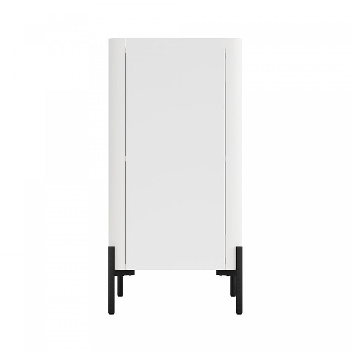 Armoire d’appoint moderne Abbey 32\" en blanc