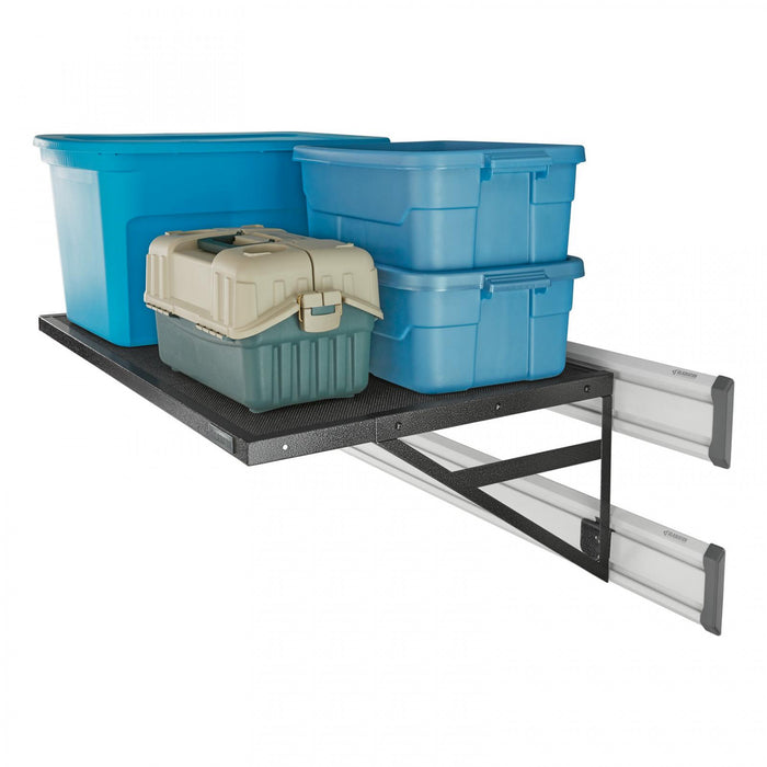 Tablette de rangement suspendue GearLoftMC Max de Gladiator - granite martelé