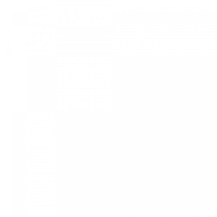 Commode verticale de rangement Cavalleri à 5 tiroirs - blanc pur