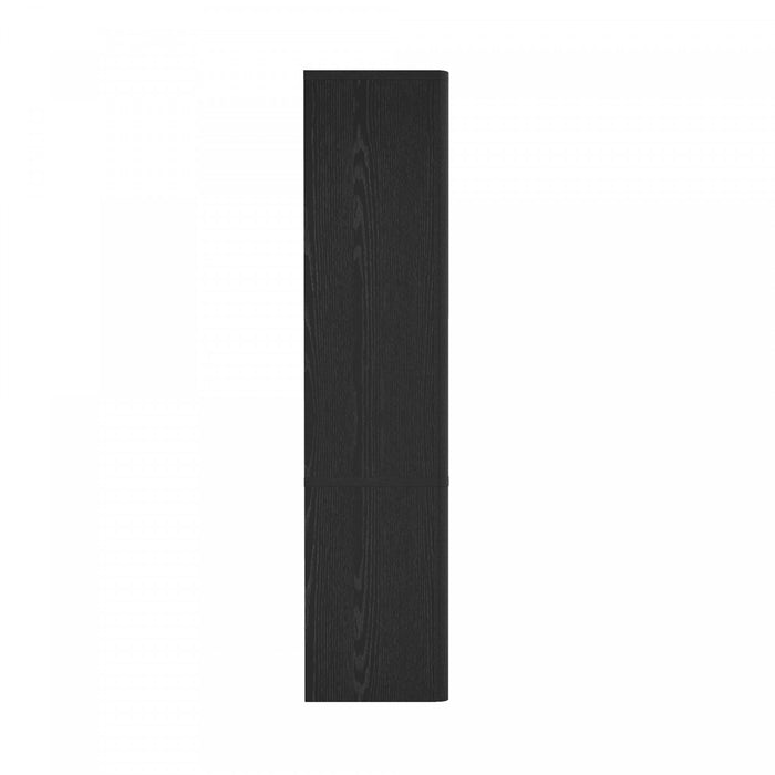 Armoire bibliotheque moderne Rivington 40\" en noir - Ensemble de 3
