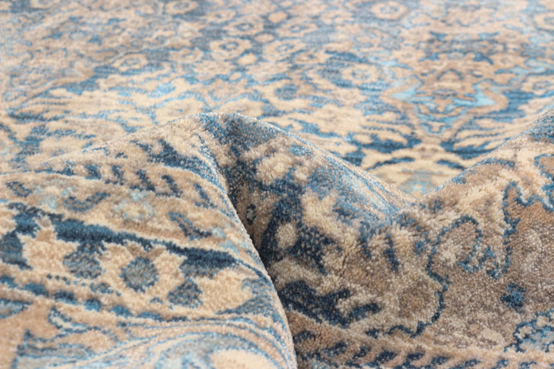 Tapis Traditionnel Ariana 5'0\" x 5'0\" en Bleu