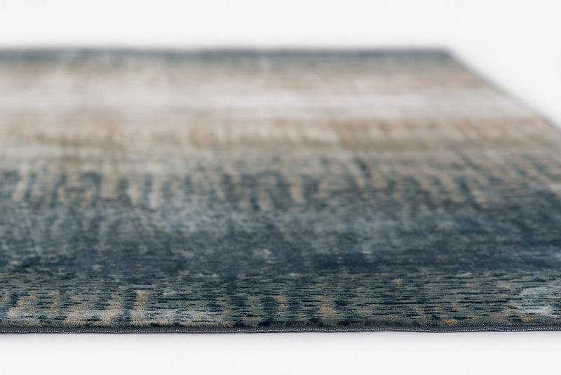 Tapis Contemporain Sable 7'9\" x 9'10\" en Bleu