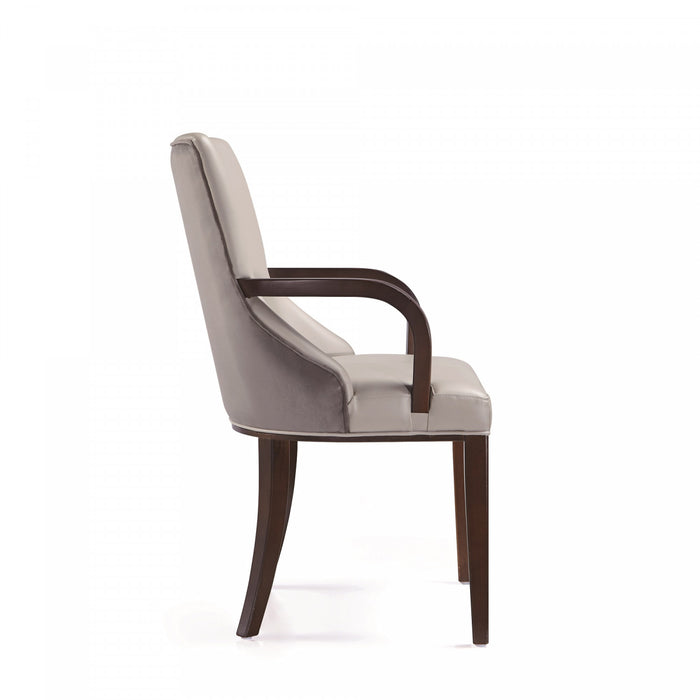 Ensemble de 6 chaises de salle a manger Shubert Modern en gris clair