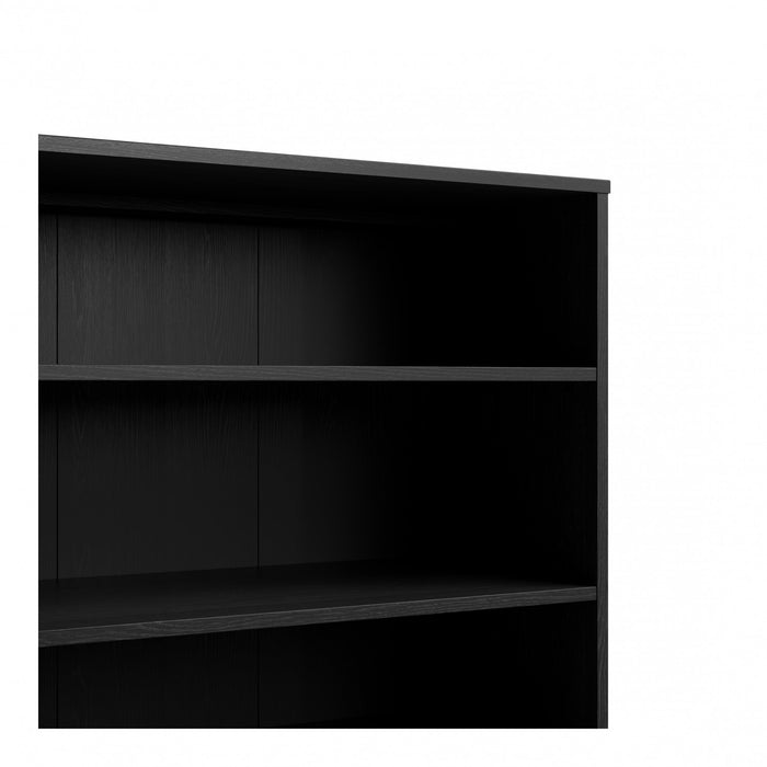 Modulr Bibliotheque A 2 Tablettes Reglables – Chene Noir