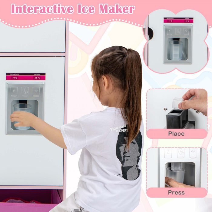 Cuisine Et Marche Pour Enfants 2 En 1 Avec Lumiere Et Son Realistes, 82 Accessoires Inclus