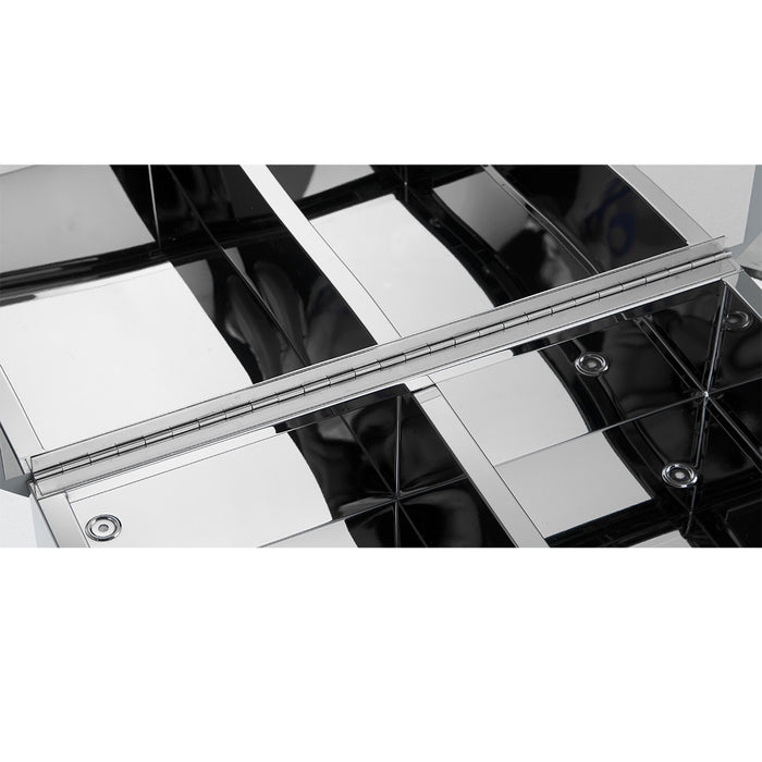 Armoire à pharmacie Julee avec miroir - argentée