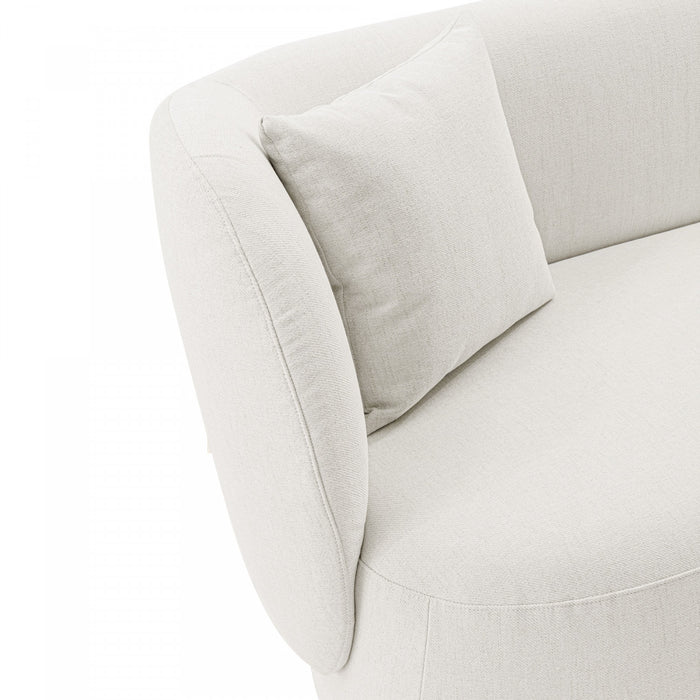 Ensemble de canape moderne Siri 2 pieces en creme