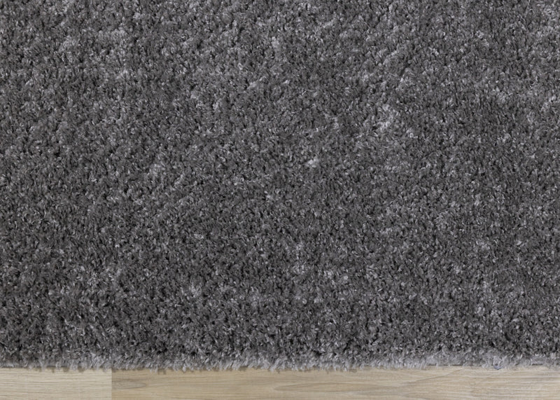 Tapis Taylor a poils longs confort gris fonce, 6'7\" x 9'6\"