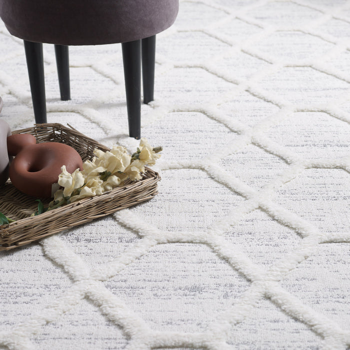 Carpette à poil long Quinto Nexus - 6 pi 3 po x 9 pi