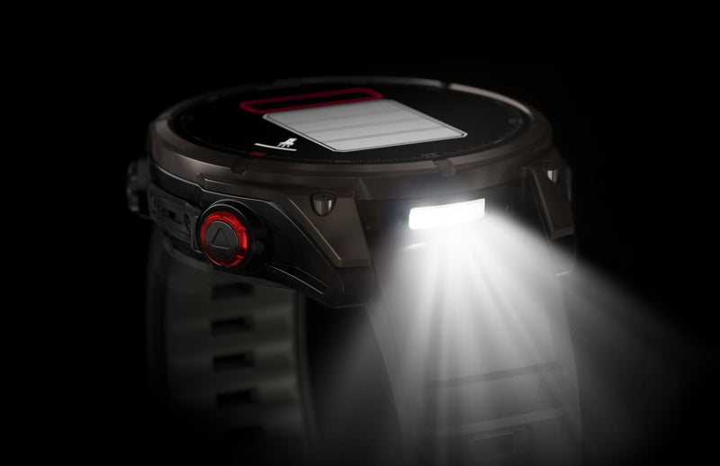 Montre intelligente multisport Garmin Fenix 8 Pro 47 mm en carbone - Suivi de fitness, ecran AMOLED en saphir, connectivite LTE/satellite, metriques de sante, appels vocaux