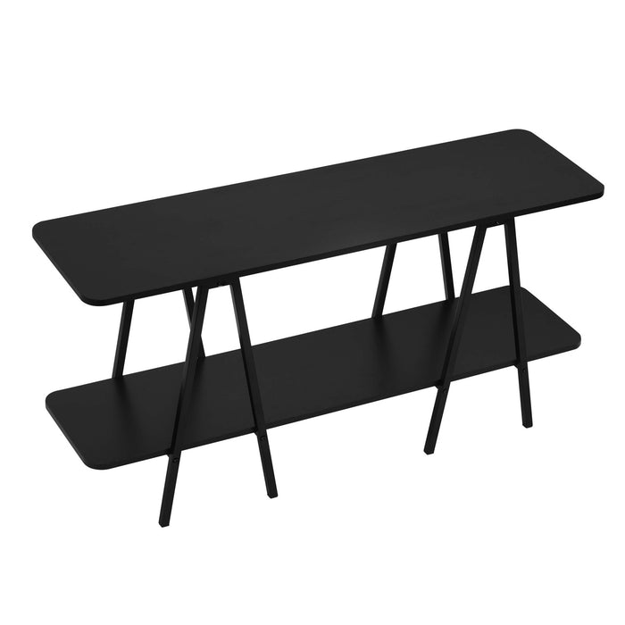 Console moderne contemporaine Celine 47\" en noir