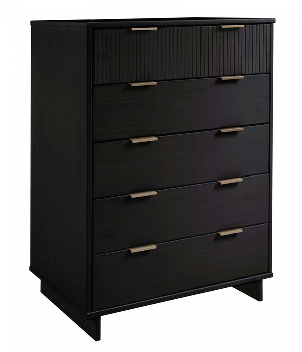 Ensemble de commode moderne Granville 2 pieces en noir