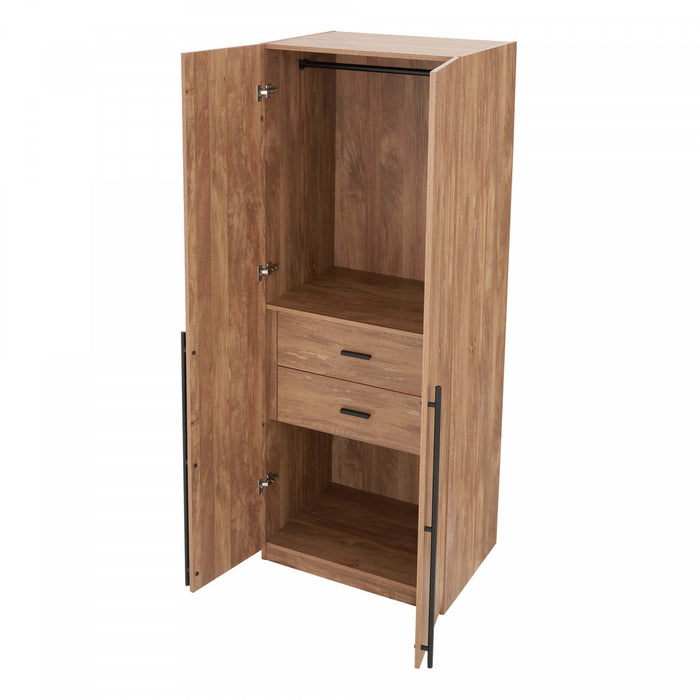 Armoire moderne Lee 32\" en brun dore