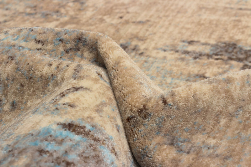 Tapis Traditionnel Malia 5'0\" x 5'0\" en Bleu