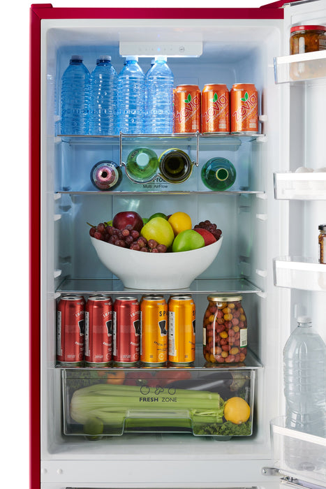 Réfrigérateur rétro iio de 11 pi³ à congélateur inférieur - ALBR1372R-R