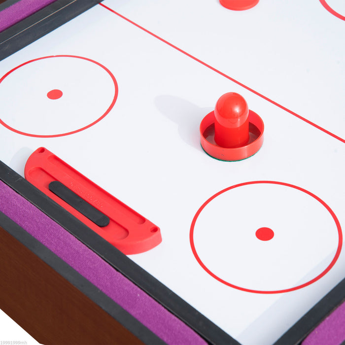 Soozier 3 En 1 Mini-jeux Multi-usages Tennis De Table Billard Pool Air Hockey Set Avec Tous Les Accessoires