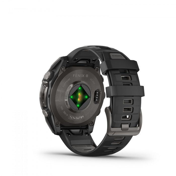  Carbon Gray Dlc Titanium With Black/pebble Gray Silicone Band
