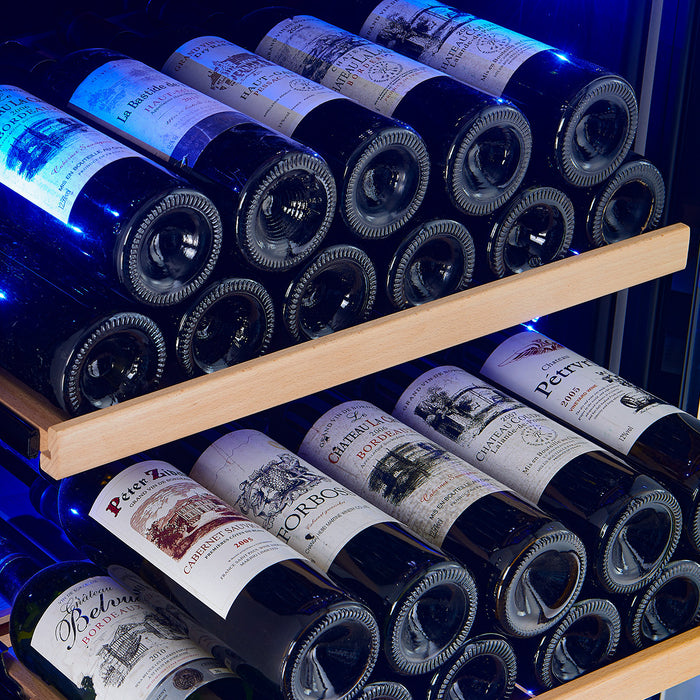 Cave a vin Avellina de 48\", 31,8 pi³, triple zone, cote a cote, en acier inoxydable-FWCDR6633-48S