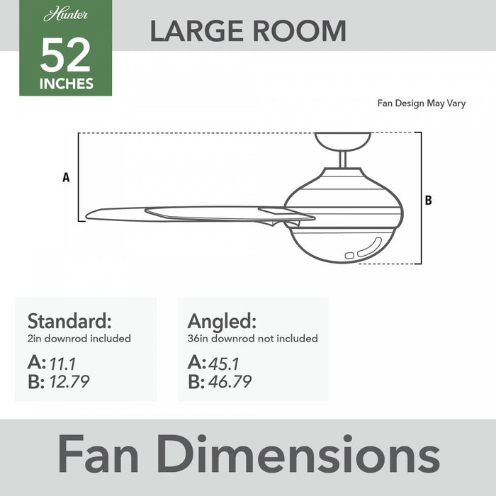 Ventilateur de plafond Aeronaut avec luminaire - Blanc