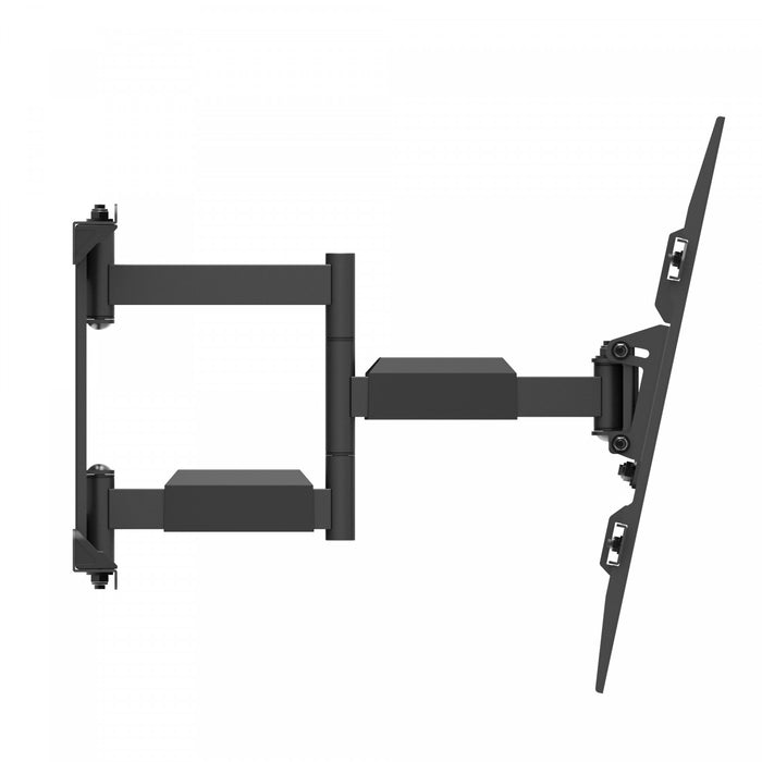 Support mural articule Kanto LX600SW pour televiseurs de 34 a 65 pouces, avec fixations metalliques robustes et boulons a bascule SNAPTOGGLE®, noir