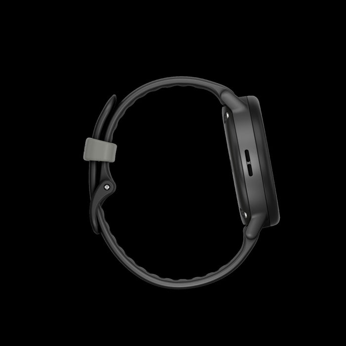 Montre intelligente pour enfants Garmin Bounce 2 Slate Gray - Suivi d'enfants, appels LTE, lecture de musique, jeux d'activite, recompenses pour les corvees, alertes de localisation en temps reel