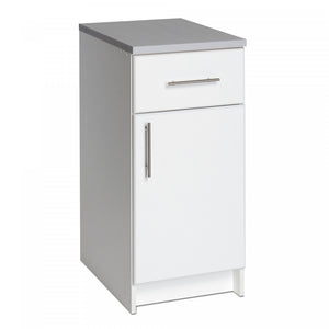 Armoire de plancher Elite de 16 po - blanche