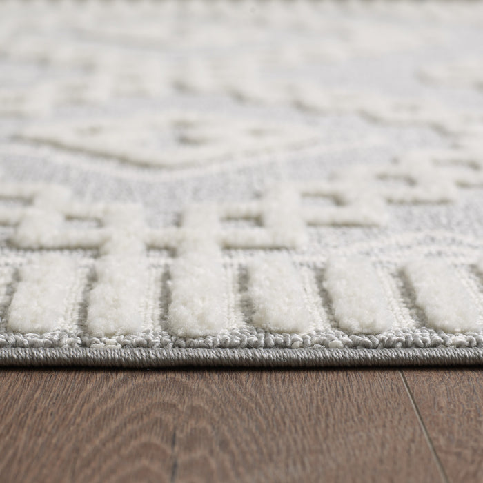 Carpette à poil long Quinto Moroccan Quatro - 2 pi 7 po x 8 pi 