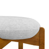 Olivia Rubberwood Indoor Round Seat Bar Stool Set of 2 with Durable Frame and Fabric | Olivia – Lot de 2 tabourets de bar d’interieur en bois d’hevea avec assise ronde, structure durable et revetement en tissu