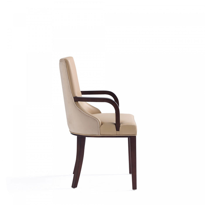 Ensemble moderne de 6 chaises de salle a manger Shubert en beige