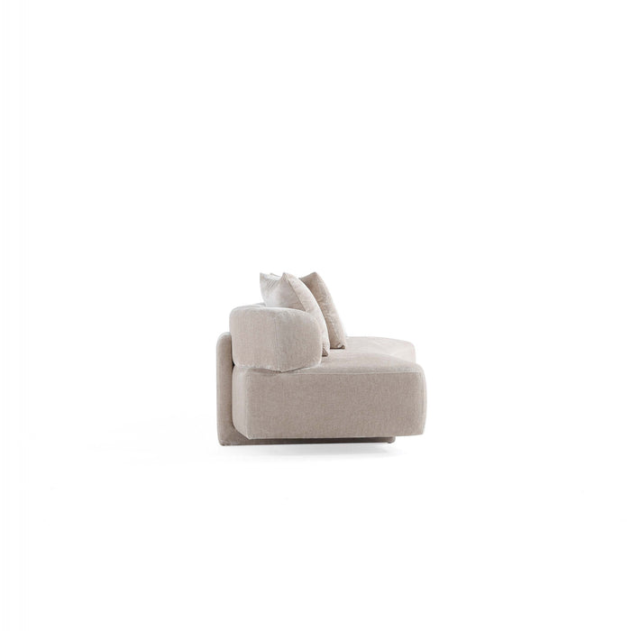 Ensemble de canape 2 pieces Verandah style milieu du siecle en beige