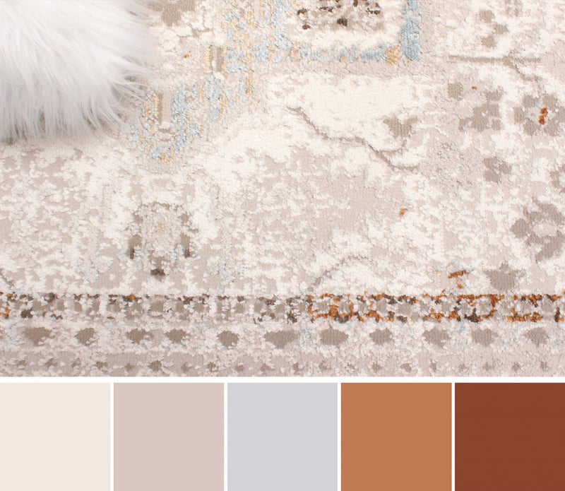 Tapis Traditionnel Paradox 8'0\" x 10'0\" en Ivoire