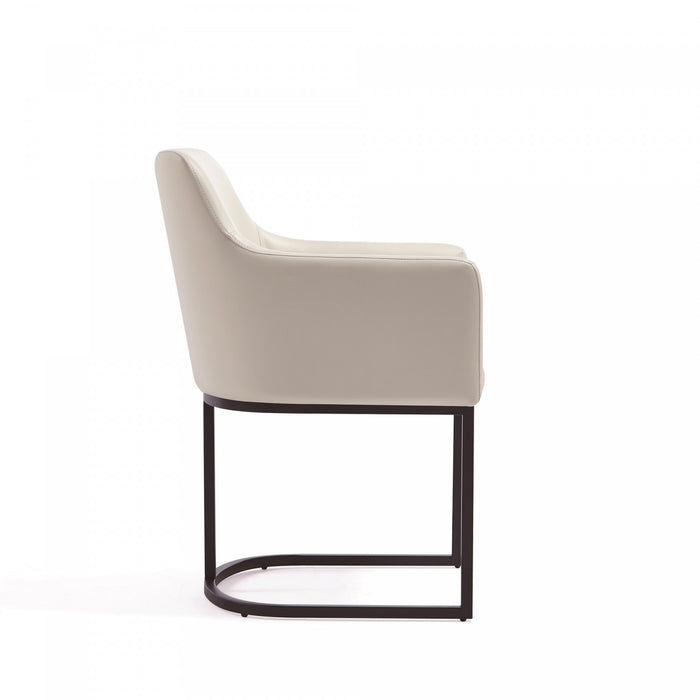 Ensemble de salle a manger moderne Serena 6 pieces en ivoire
