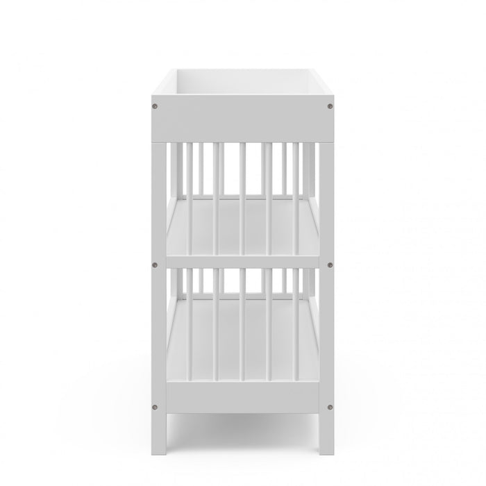 Graco Teddi Table a langer avec matelas a langer resistant a l’eau - Blanc