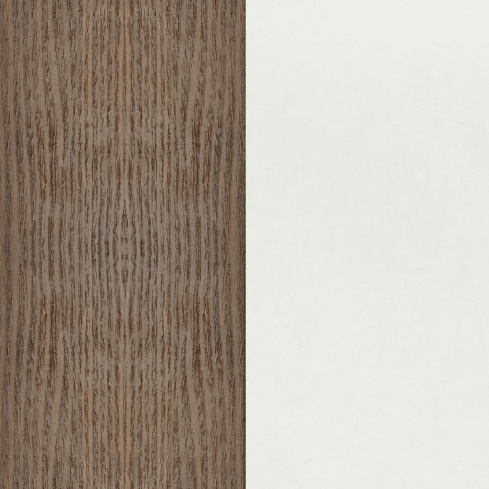 Chaise de salle à manger Hype crème et brune - ensemble de 2