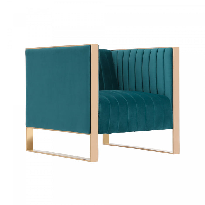 Ensemble de canape 3 pieces Trillium style milieu du siecle en bleu sarcelle