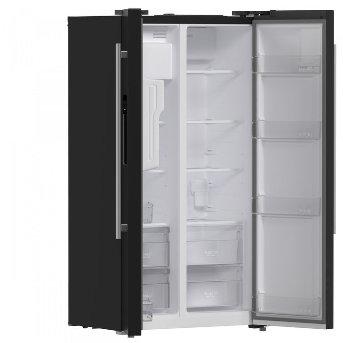 Refrigerateur cote a cote Salerno de 36 po, noir, 20 pi³ – FFRBI1844-36BLK