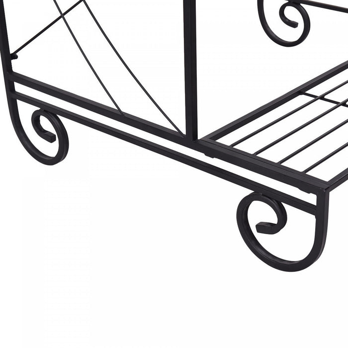 Etagere A Plantes En Metal A 3 Niveaux